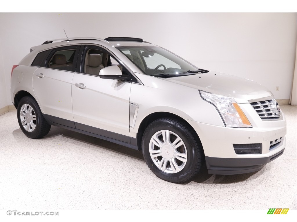 2014 SRX Luxury - Silver Coast Metallic / Shale/Brownstone photo #1