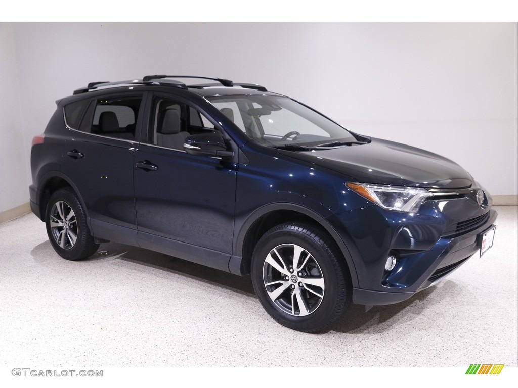 2018 RAV4 XLE - Galactic Aqua Mica / Ash photo #1