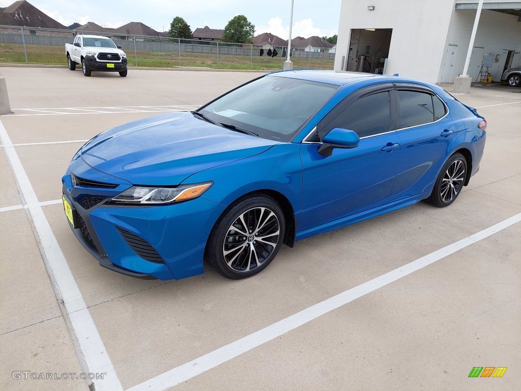 Blue Streak Metallic 2019 Toyota Camry SE Exterior Photo #142672487
