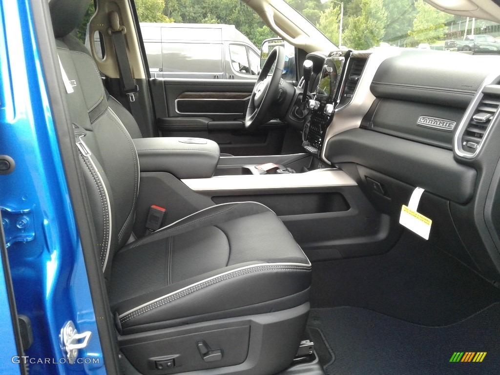 2021 2500 Laramie Crew Cab 4x4 - Hydro Blue Pearl / Black photo #18