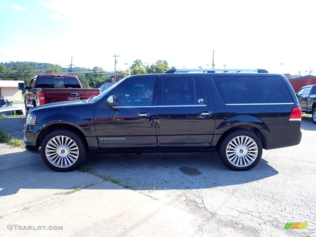 2015 Navigator L 4x4 - Tuxedo Black Metallic / Ebony photo #2