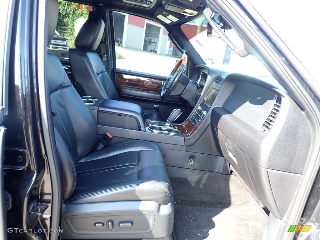 Ebony Interior 2015 Lincoln Navigator L 4x4 Photo #142673906