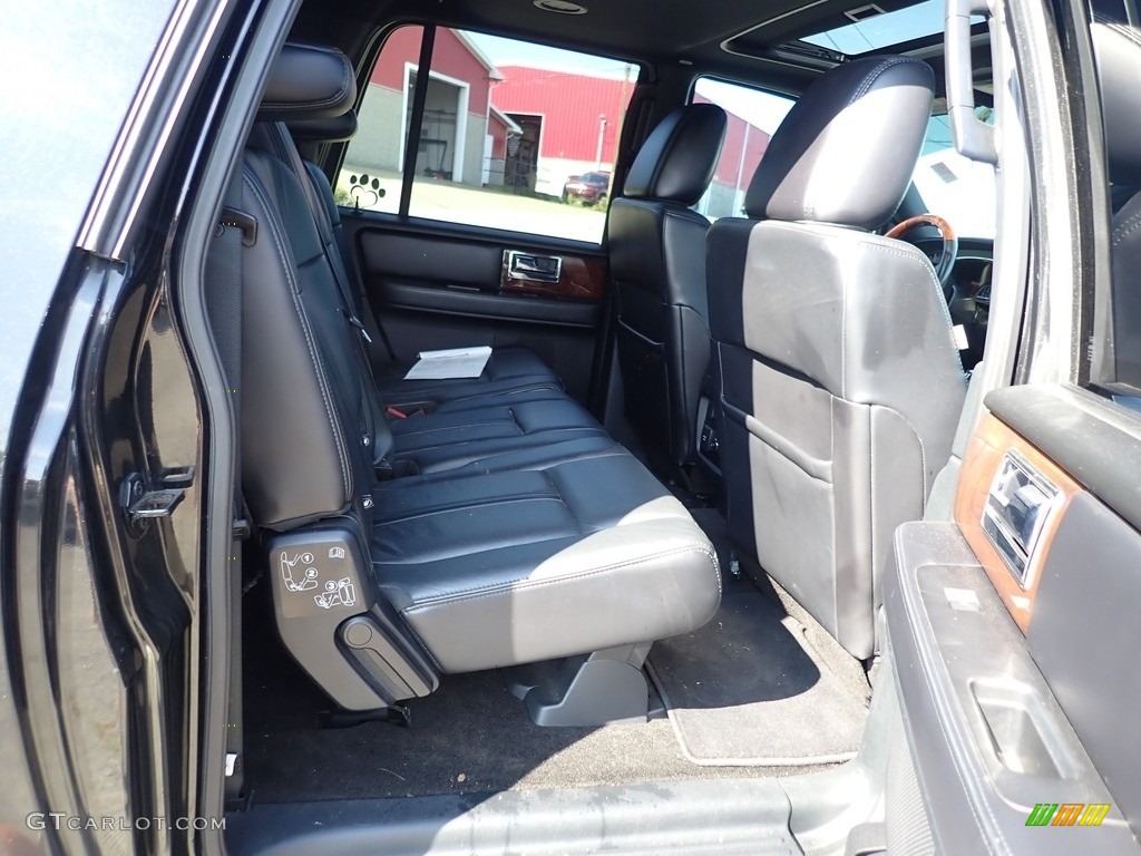Ebony Interior 2015 Lincoln Navigator L 4x4 Photo #142673948