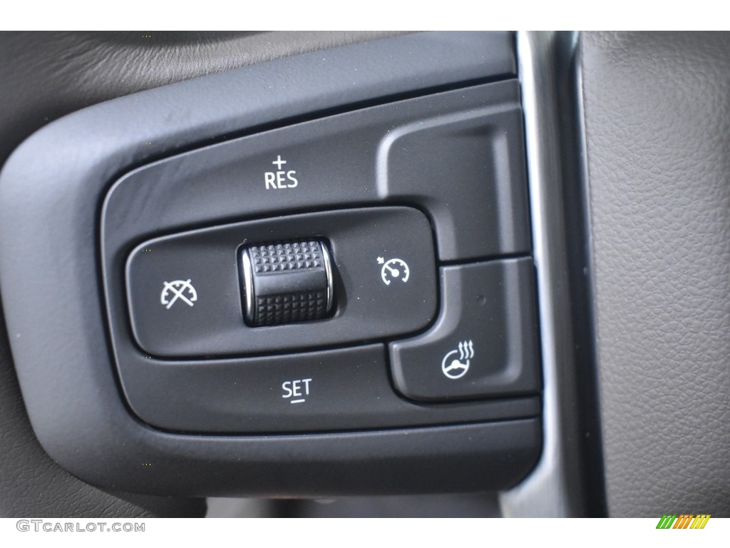 2021 GMC Sierra 1500 Denali Crew Cab 4WD Dark Walnut/Dark Ash Gray Steering Wheel Photo #142674203