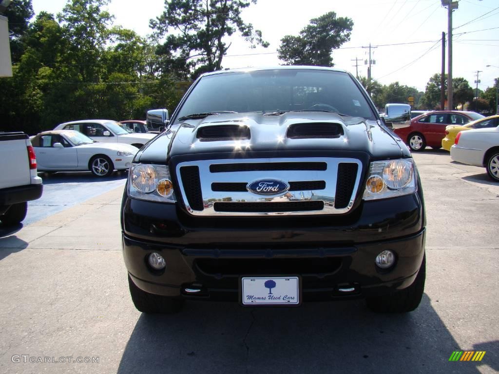 2007 F150 Tuscany FTX SuperCrew 4x4 - Black / Black photo #3