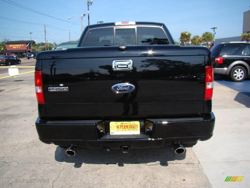 2007 F150 Tuscany FTX SuperCrew 4x4 - Black / Black photo #6
