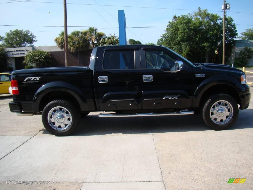 2007 F150 Tuscany FTX SuperCrew 4x4 - Black / Black photo #8