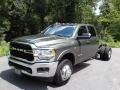 2021 Olive Green Pearl Ram 3500 SLT Crew Cab 4x4 Chassis  photo #2