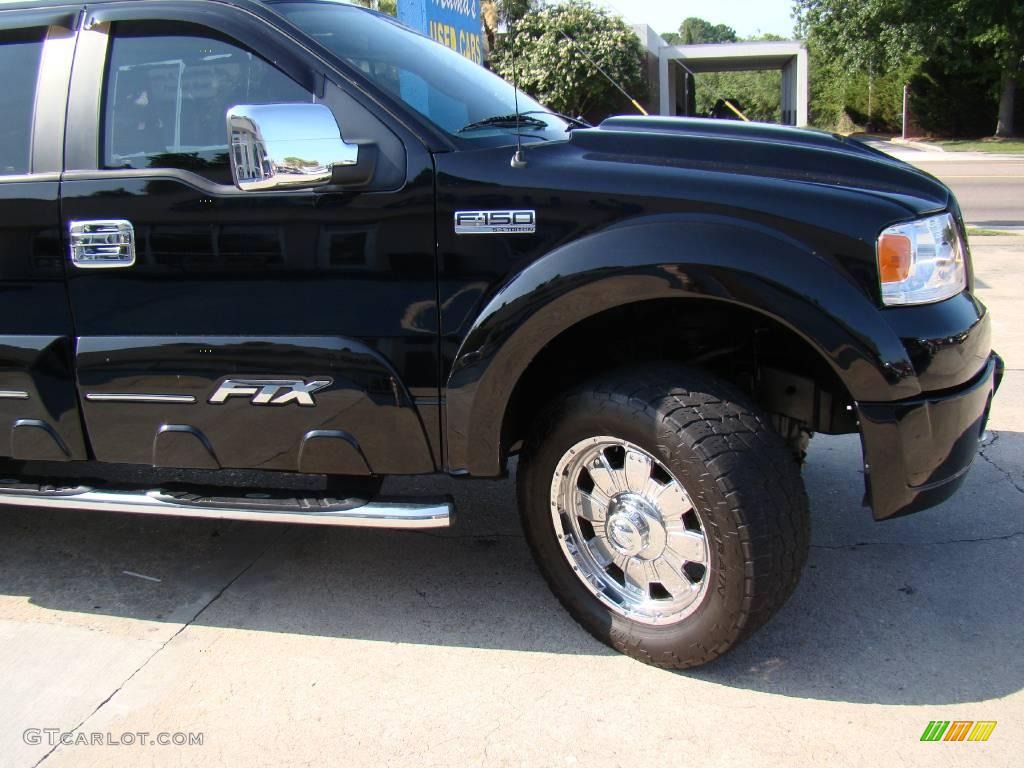 2007 F150 Tuscany FTX SuperCrew 4x4 - Black / Black photo #21
