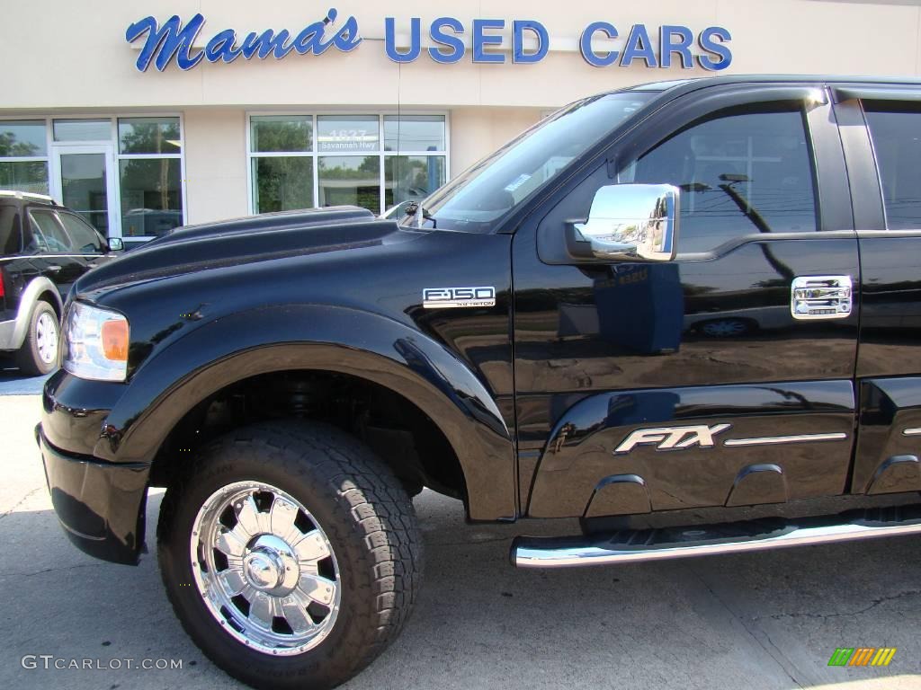 2007 F150 Tuscany FTX SuperCrew 4x4 - Black / Black photo #22