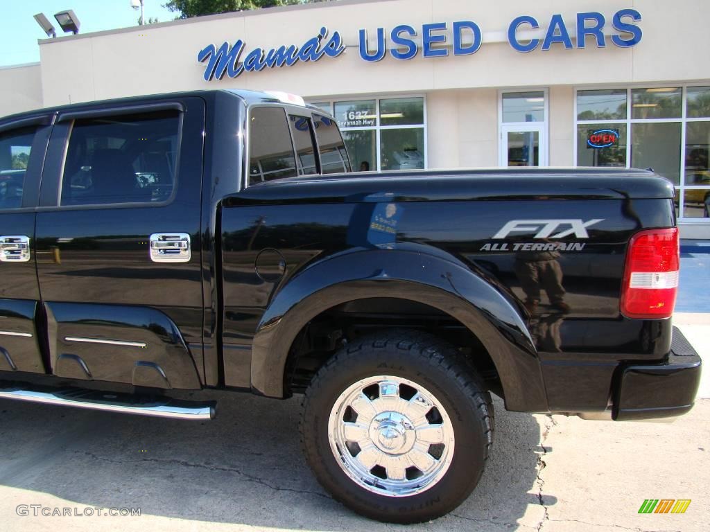 2007 F150 Tuscany FTX SuperCrew 4x4 - Black / Black photo #23