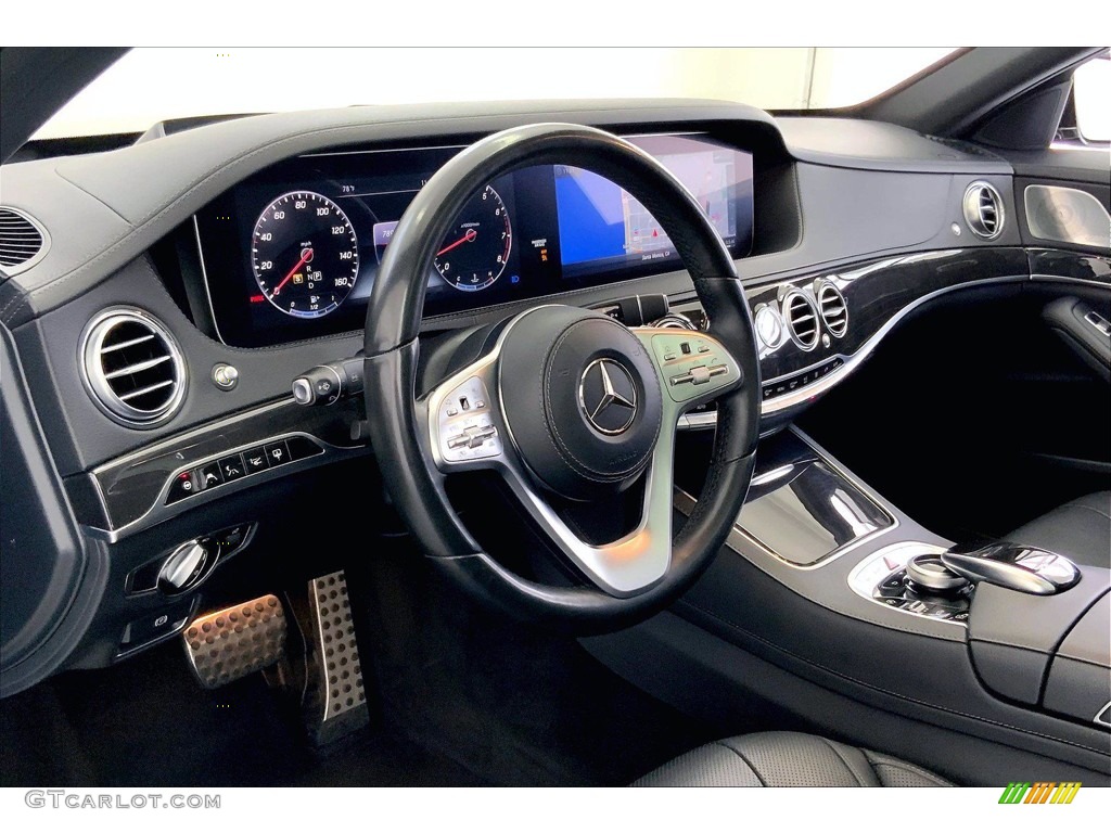 2018 Mercedes-Benz S 450 Sedan Black Dashboard Photo #142675340