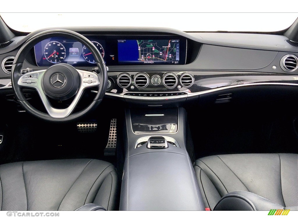 2018 Mercedes-Benz S 450 Sedan Black Dashboard Photo #142675361