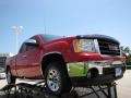 2008 Fire Red GMC Sierra 1500 Extended Cab  photo #1