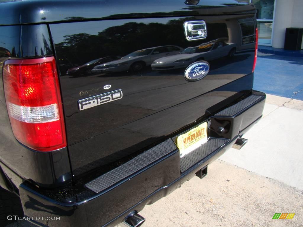 2007 F150 Tuscany FTX SuperCrew 4x4 - Black / Black photo #25