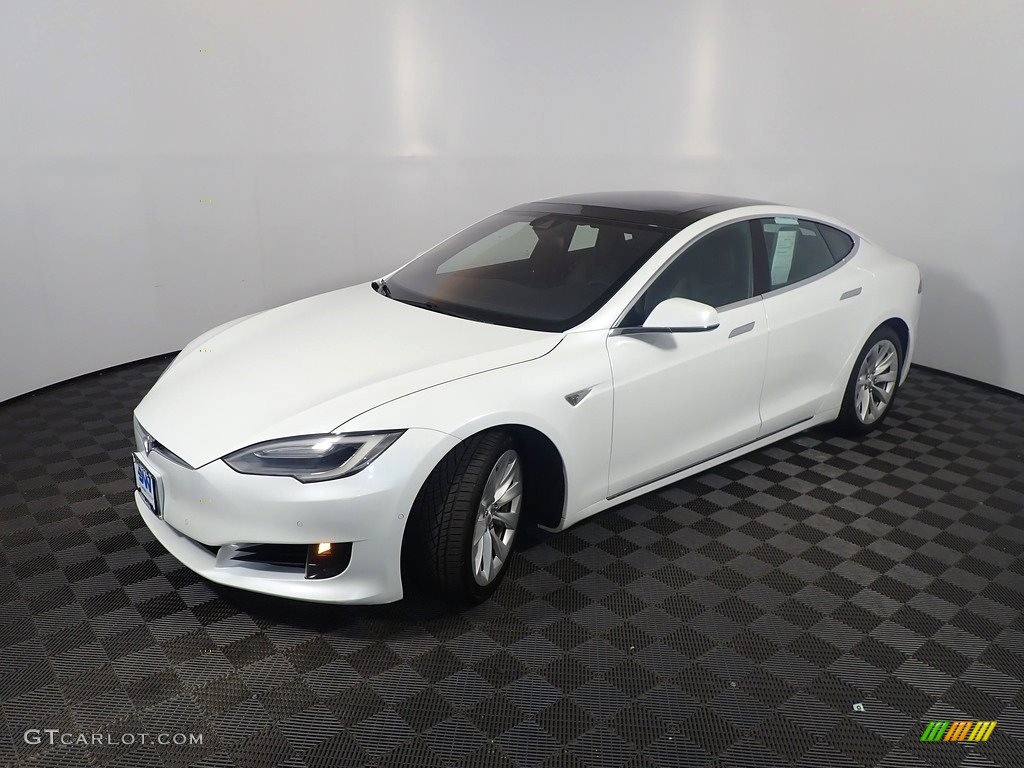 Solid White 2016 Tesla Model S 60D Exterior Photo #142675424