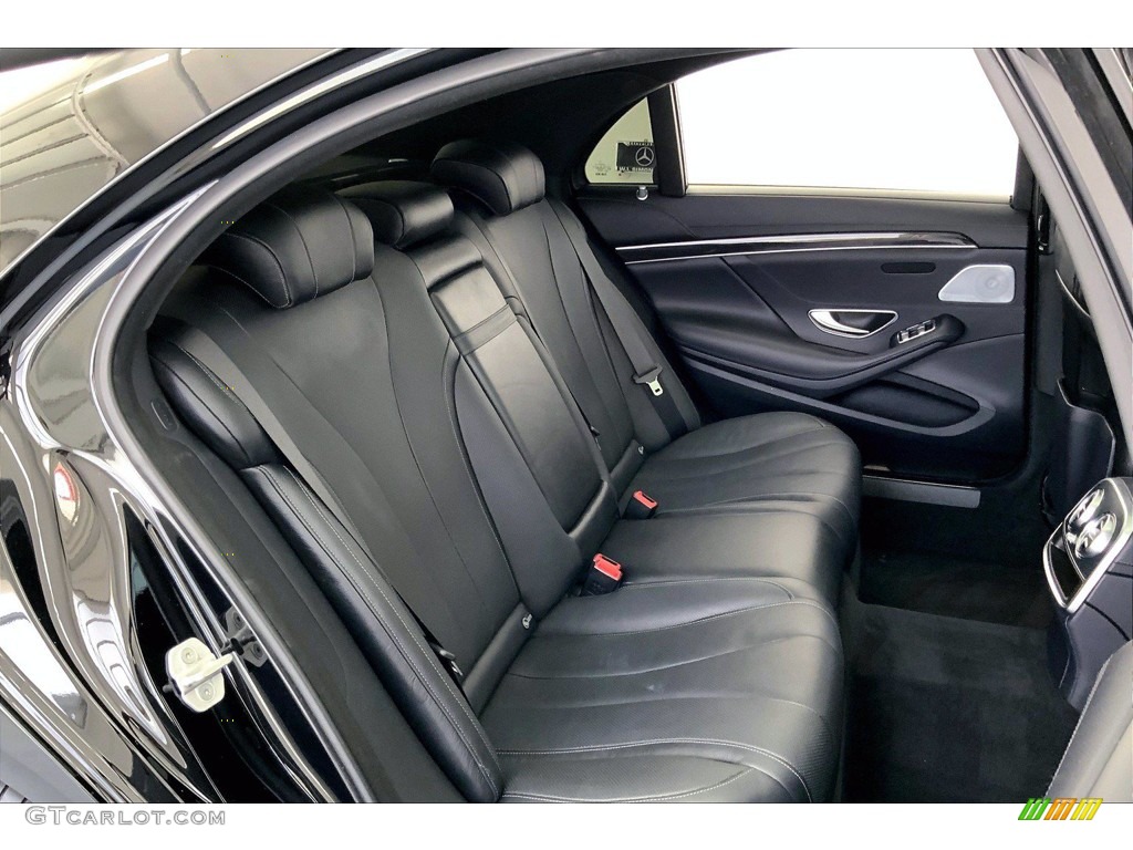 Black Interior 2018 Mercedes-Benz S 450 Sedan Photo #142675427