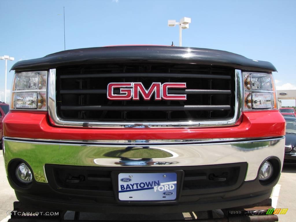 2008 Sierra 1500 Extended Cab - Fire Red / Dark Titanium photo #2