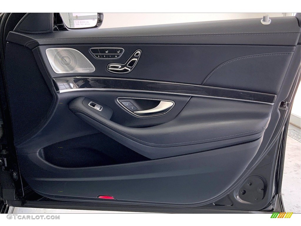 2018 Mercedes-Benz S 450 Sedan Black Door Panel Photo #142675550