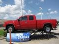 2008 Fire Red GMC Sierra 1500 Extended Cab  photo #4