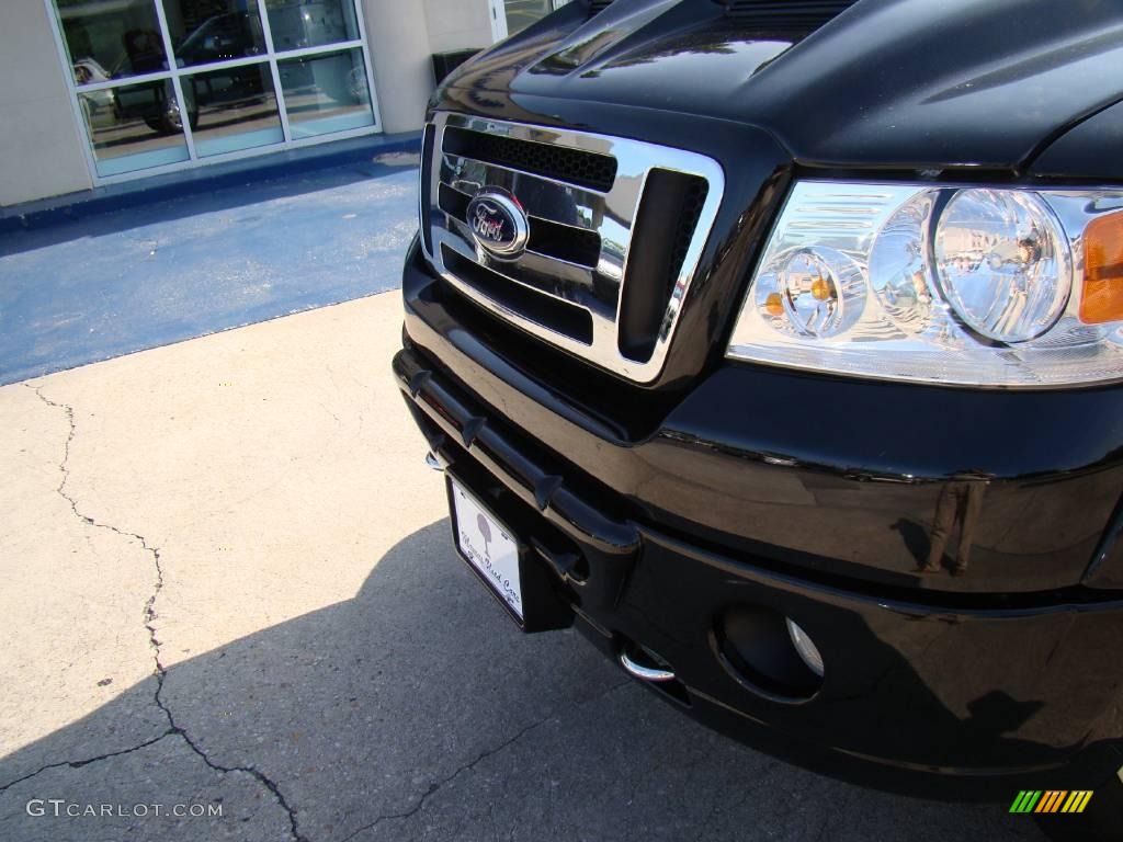 2007 F150 Tuscany FTX SuperCrew 4x4 - Black / Black photo #30