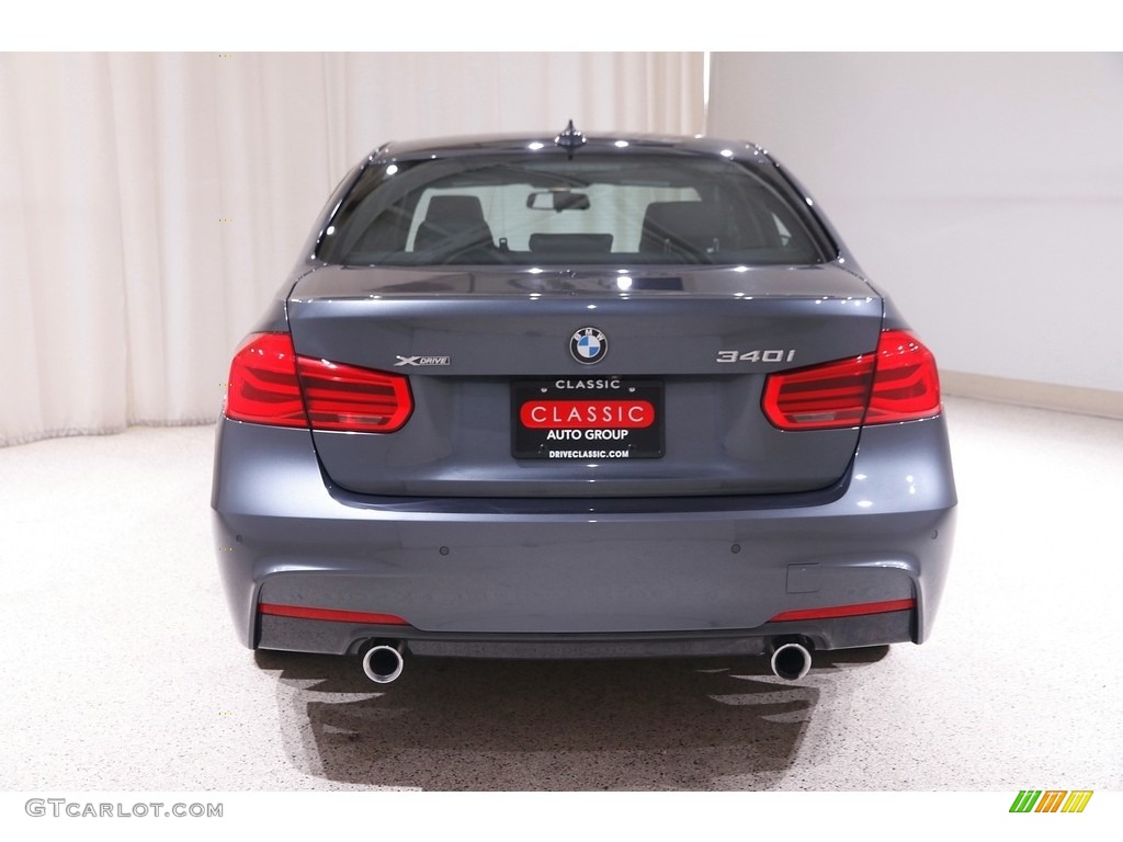 2018 3 Series 340i xDrive Sedan - Mineral Grey Metallic / Black photo #22