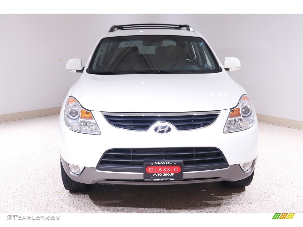 2012 Veracruz Limited AWD - Stone White / Saddle photo #2