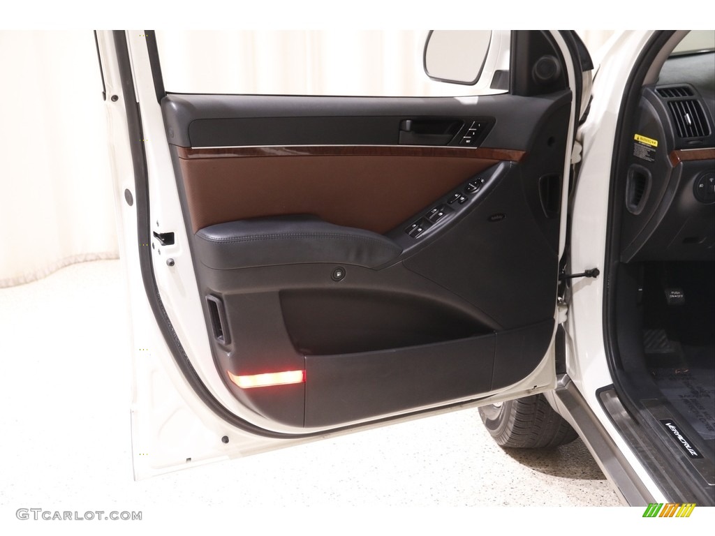 2012 Veracruz Limited AWD - Stone White / Saddle photo #4