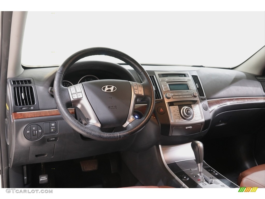 2012 Veracruz Limited AWD - Stone White / Saddle photo #6