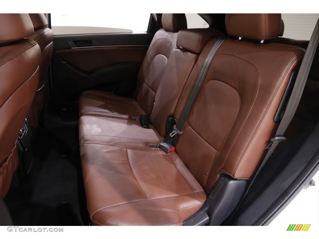 2012 Veracruz Limited AWD - Stone White / Saddle photo #15