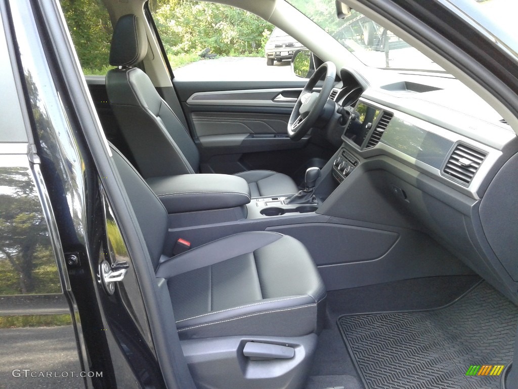 Titan Black Interior 2021 Volkswagen Atlas SE R-Line Photo #142676651