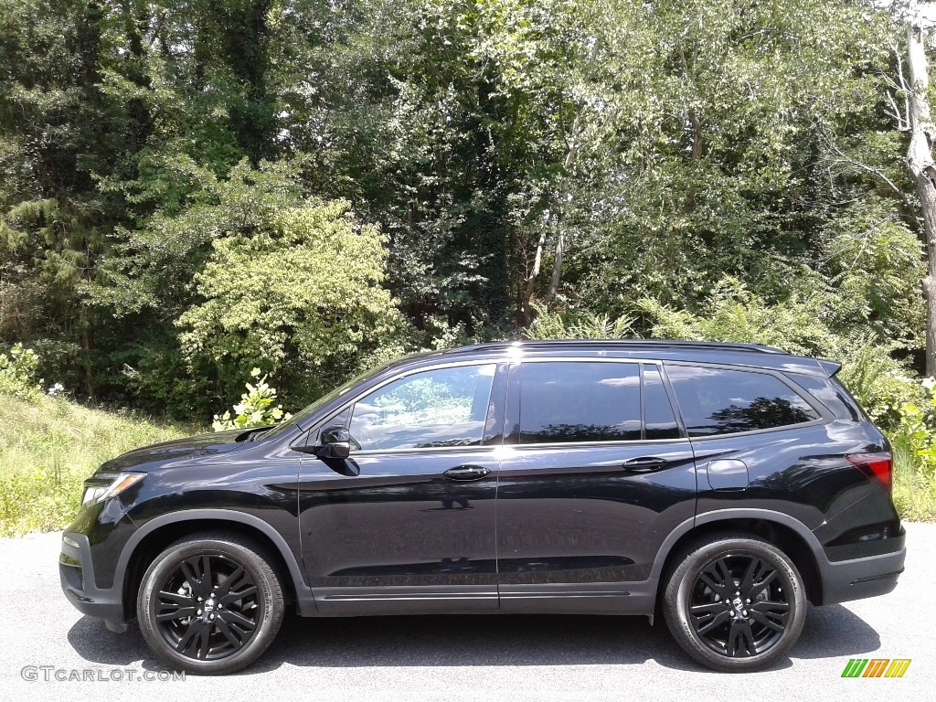 Crystal Black Pearl 2020 Honda Pilot Black Edition AWD Exterior Photo #142676855