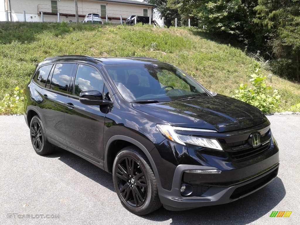 Crystal Black Pearl 2020 Honda Pilot Black Edition AWD Exterior Photo #142676888