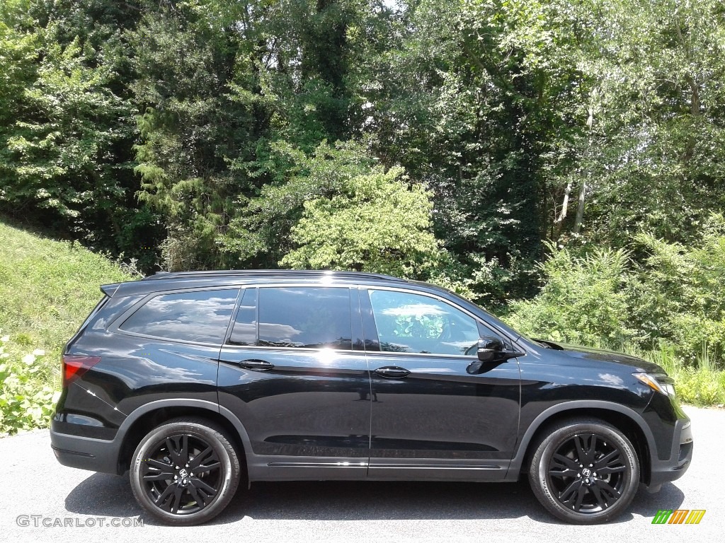 Crystal Black Pearl 2020 Honda Pilot Black Edition AWD Exterior Photo #142676900