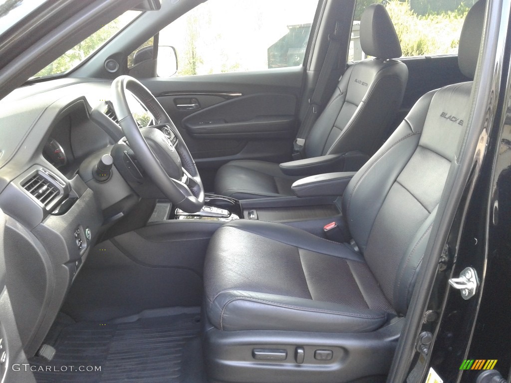 2020 Honda Pilot Black Edition AWD Front Seat Photo #142676966