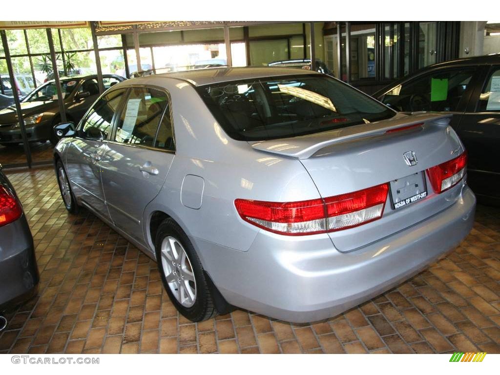 2003 Accord EX V6 Sedan - Satin Silver Metallic / Black photo #7