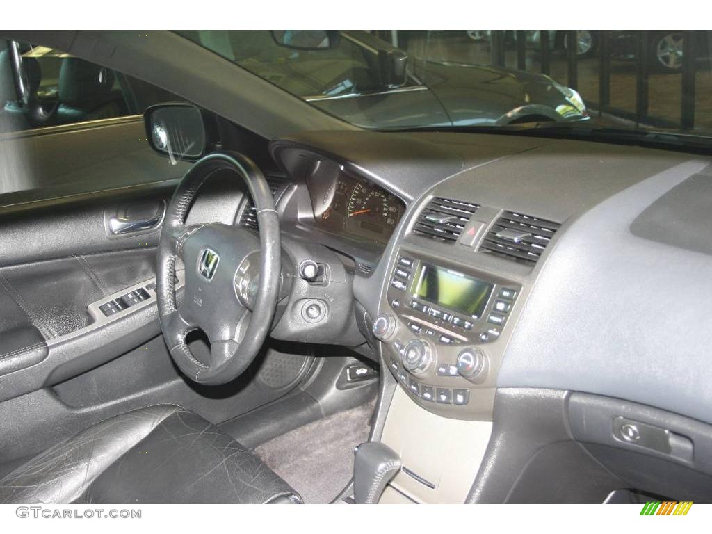 2003 Accord EX V6 Sedan - Satin Silver Metallic / Black photo #10