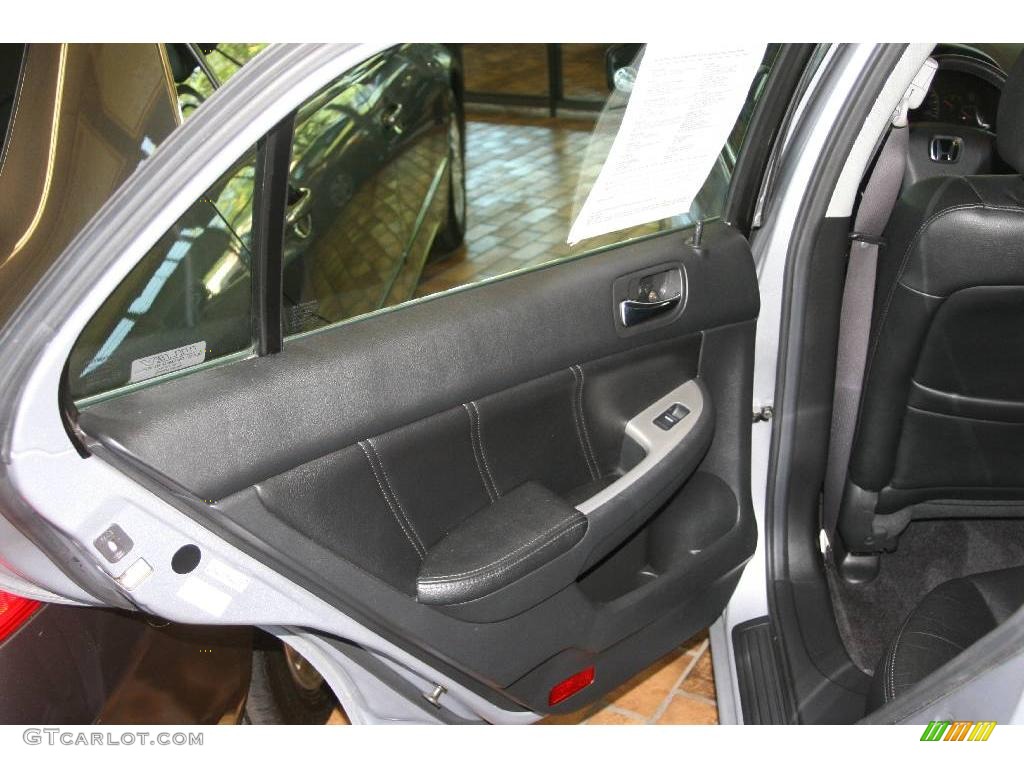 2003 Accord EX V6 Sedan - Satin Silver Metallic / Black photo #13