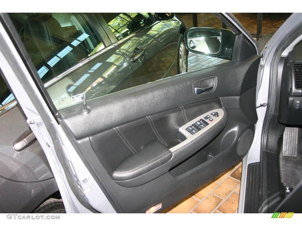 2003 Accord EX V6 Sedan - Satin Silver Metallic / Black photo #14