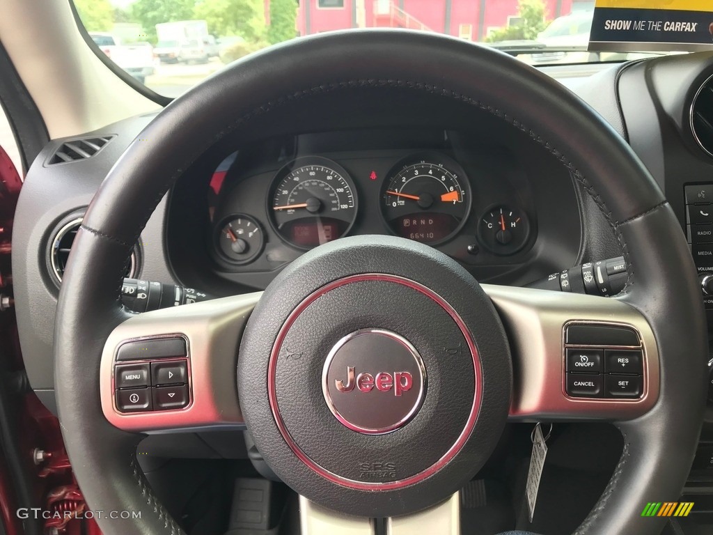 2014 Patriot Latitude 4x4 - Deep Cherry Red Crystal Pearl / Dark Slate Gray/Light Pebble photo #17