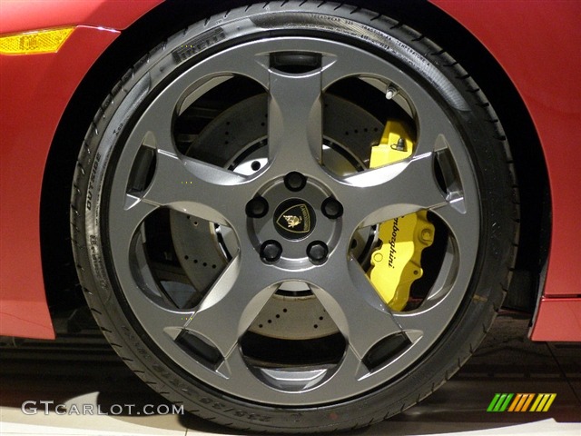 2008 Gallardo Coupe E-Gear - Rosso Leto / Black photo #12