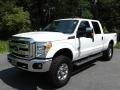 Oxford White - F250 Super Duty XLT Crew Cab 4x4 Photo No. 3