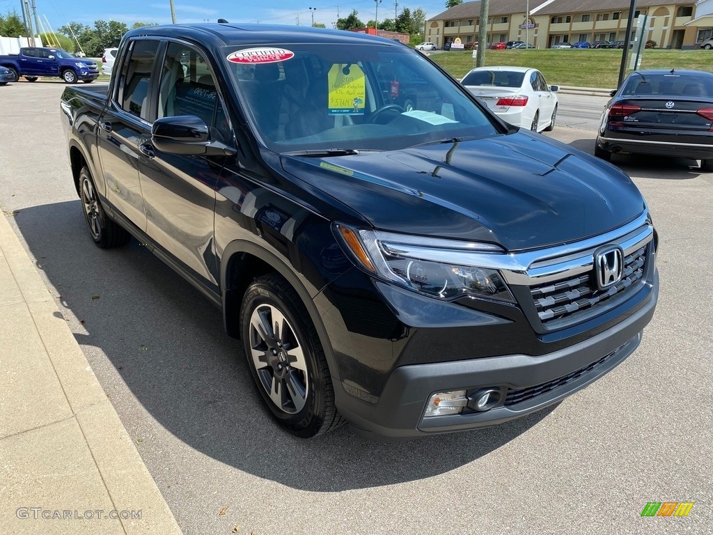 2019 Ridgeline RTL AWD - Crystal Black Pearl / Black photo #4