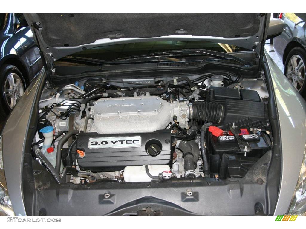2003 Accord EX V6 Sedan - Satin Silver Metallic / Black photo #24