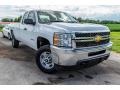 Summit White 2013 Chevrolet Silverado 2500HD Work Truck Extended Cab 4x4 Exterior