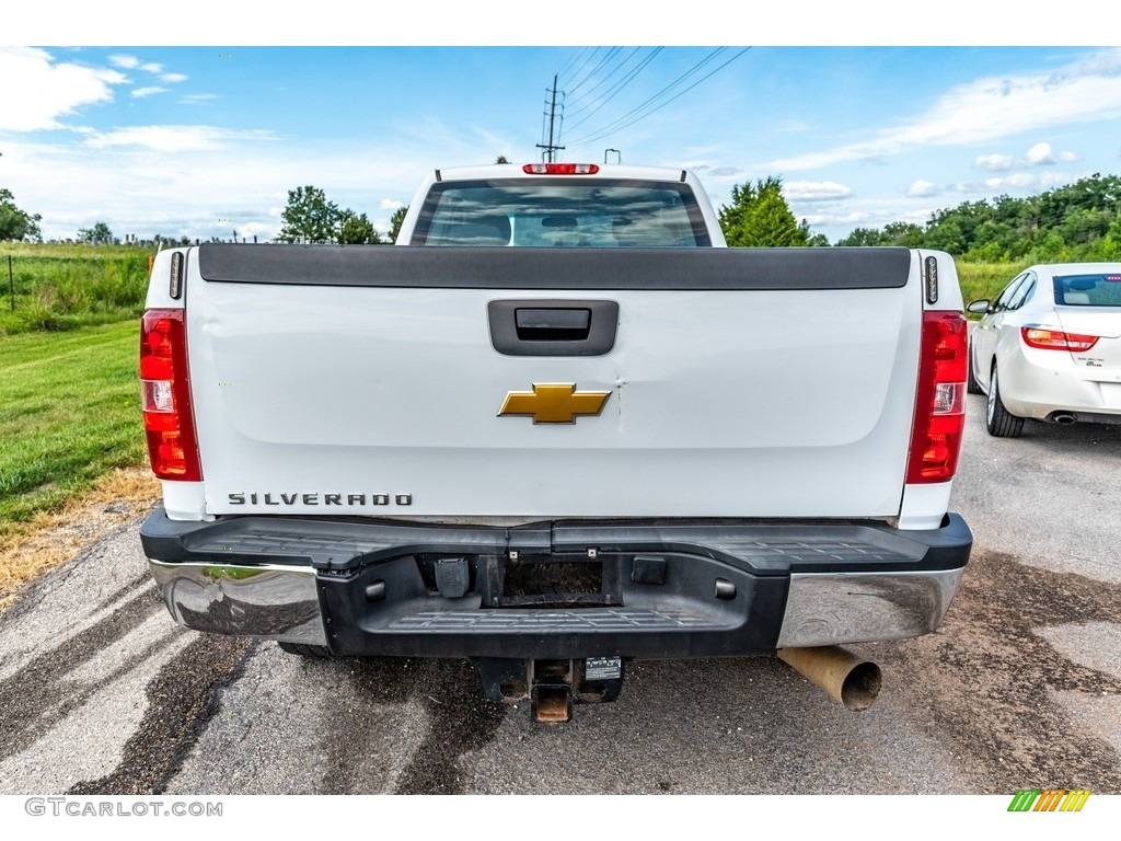 Summit White 2013 Chevrolet Silverado 2500HD Work Truck Extended Cab 4x4 Exterior Photo #142679506