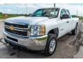 Summit White 2013 Chevrolet Silverado 2500HD Work Truck Extended Cab 4x4 Exterior