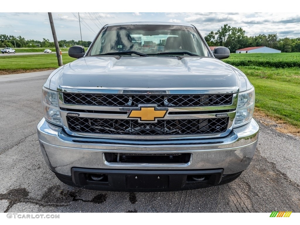 Summit White 2013 Chevrolet Silverado 2500HD Work Truck Extended Cab 4x4 Exterior Photo #142679590