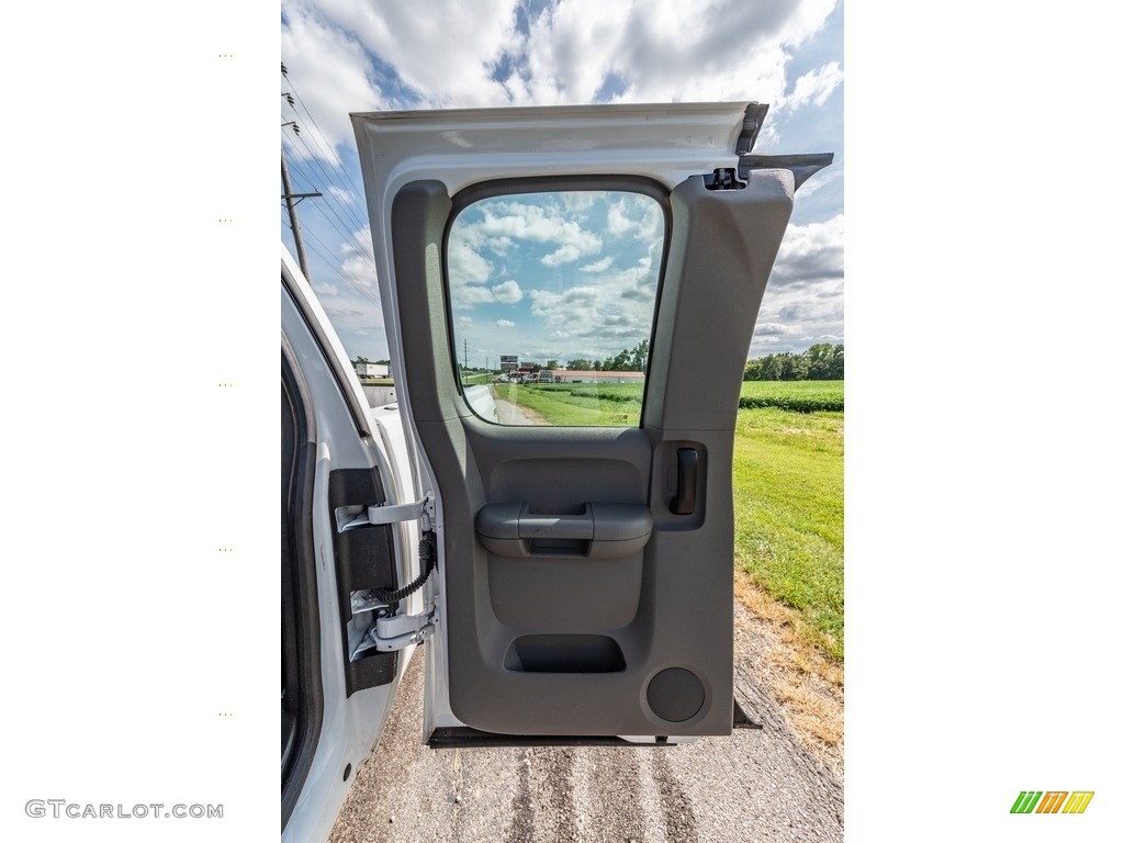 2013 Chevrolet Silverado 2500HD Work Truck Extended Cab 4x4 Dark Titanium Door Panel Photo #142679809