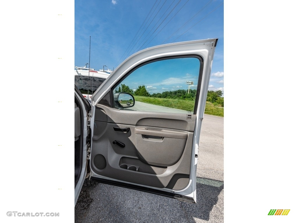 2013 Chevrolet Silverado 2500HD Work Truck Extended Cab 4x4 Dark Titanium Door Panel Photo #142679887